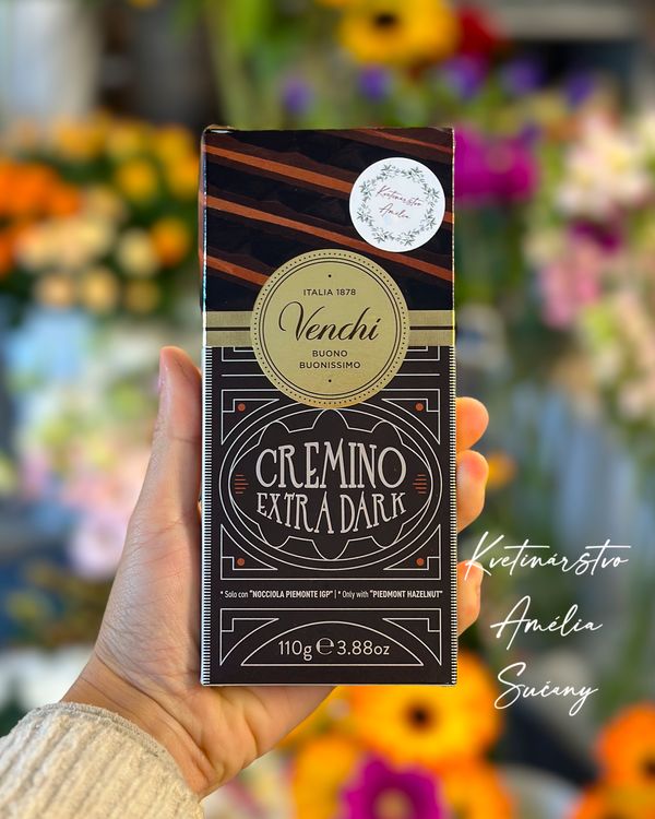 Venchi Cremino Extra Dark | Extra horký nugát 110g