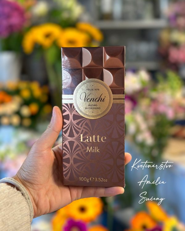 Venchi Latte | Extra jemná mliečna čokoláda, 100 g.